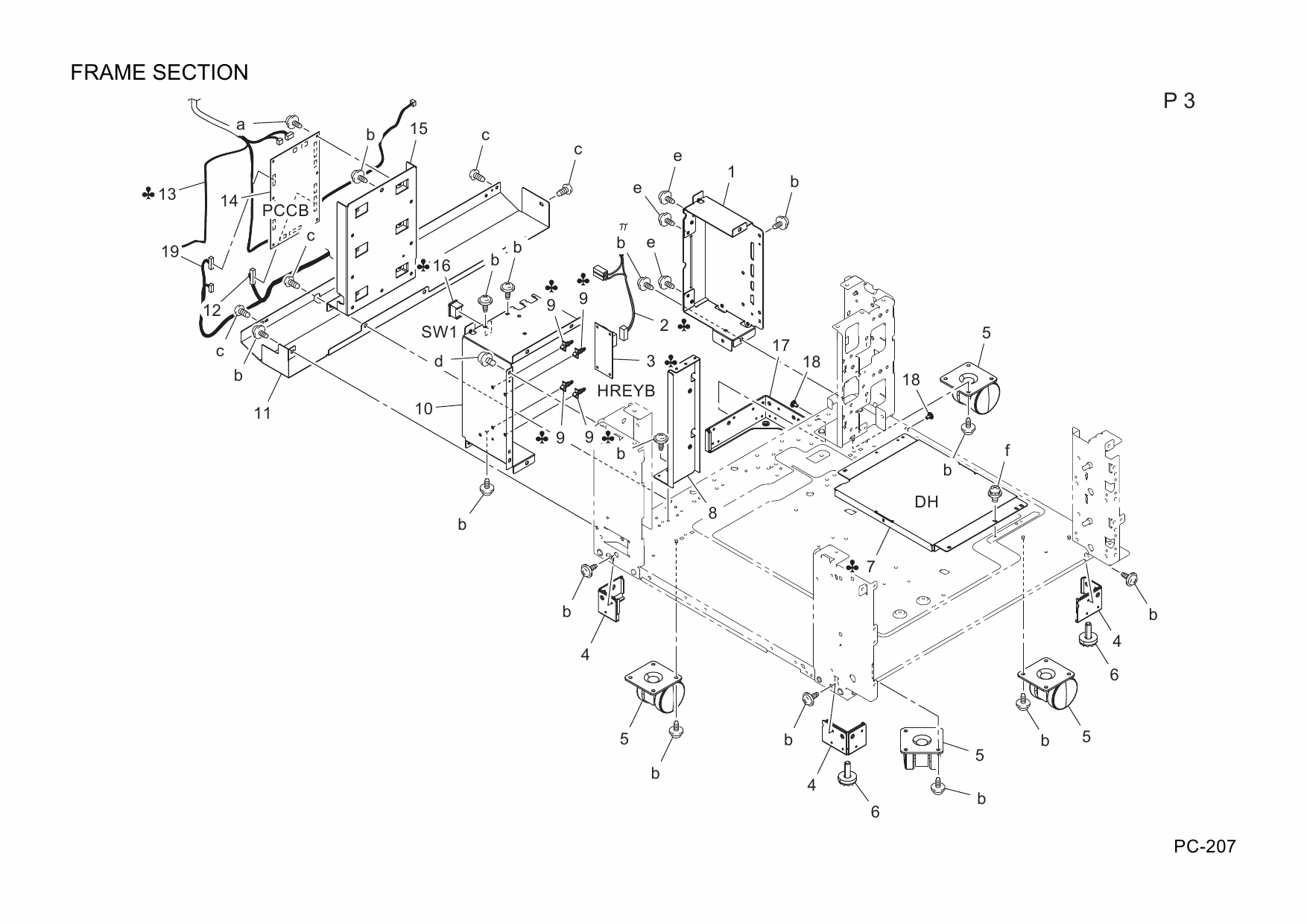 Konica-Minolta Options PC-207 A0XW002 Parts Manual-2